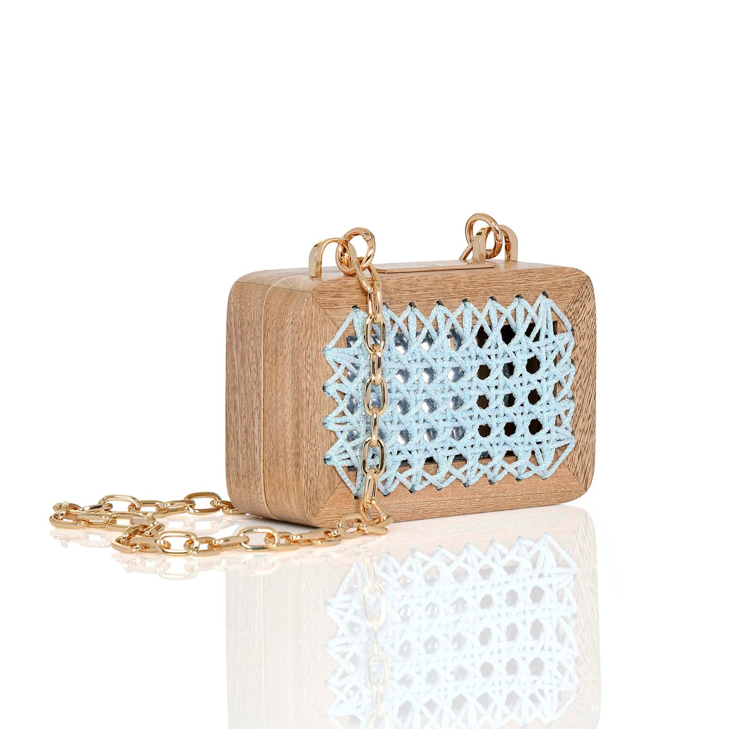 MILLI METALLIC WHITE-BLUE